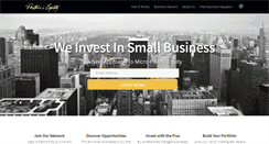 Desktop Screenshot of partnersequityfund.com